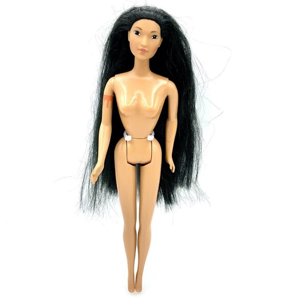 Vtg Disney Barbie POCAHONTAS Doll Nude Native American Indian Princess Mattel - Picture 1 of 12